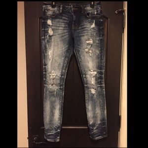 Remix By Rock Revival Skinny Stretch Jean Buckle